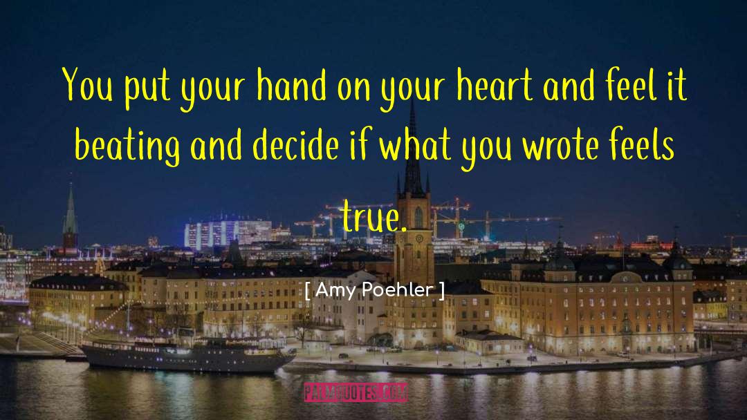 Decide Upon quotes by Amy Poehler