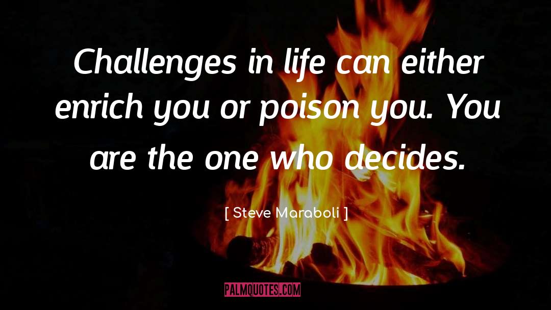 Decides quotes by Steve Maraboli