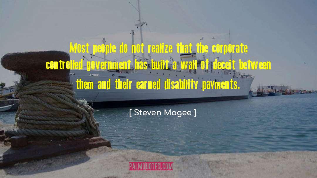 Deciet quotes by Steven Magee