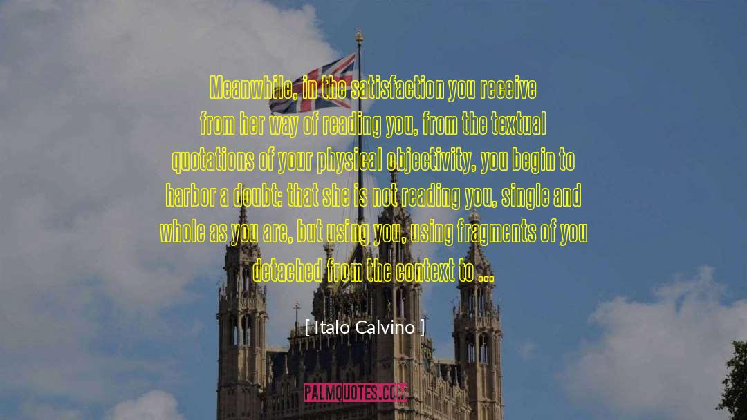 Deciphering quotes by Italo Calvino