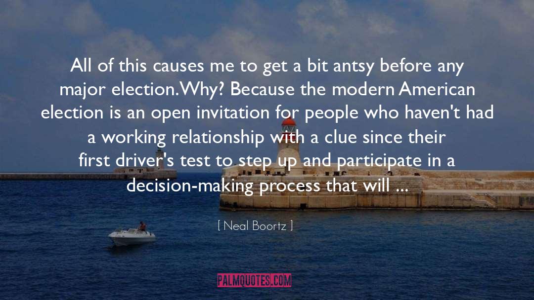 Decision Making Process quotes by Neal Boortz