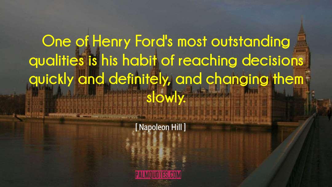 Decisions And Actions quotes by Napoleon Hill