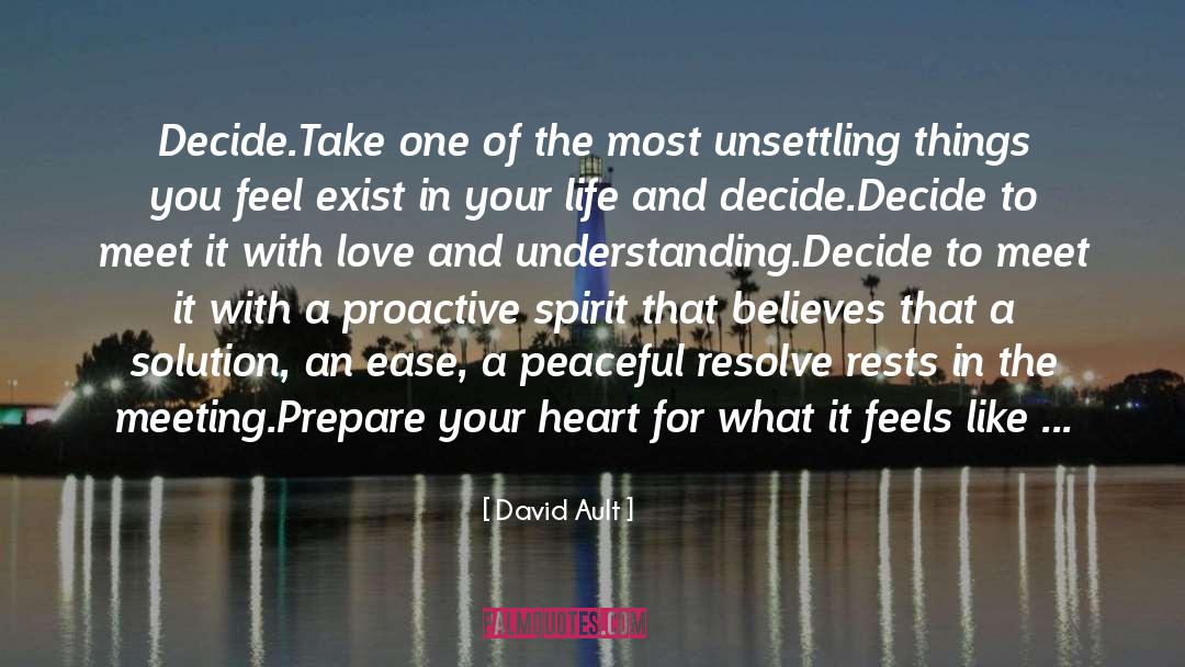 Decisions Inspirational quotes by David Ault