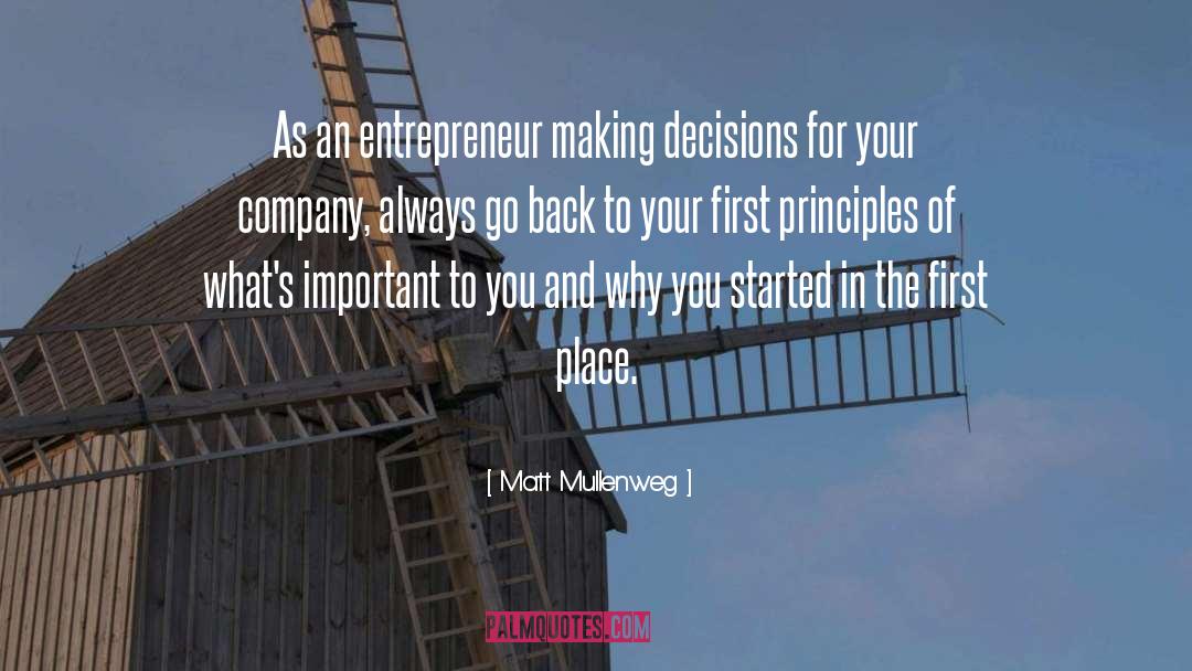 Decisions quotes by Matt Mullenweg