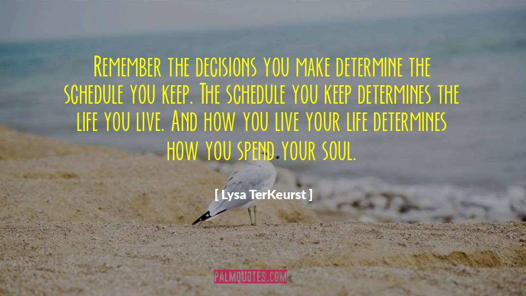 Decisions You Make quotes by Lysa TerKeurst