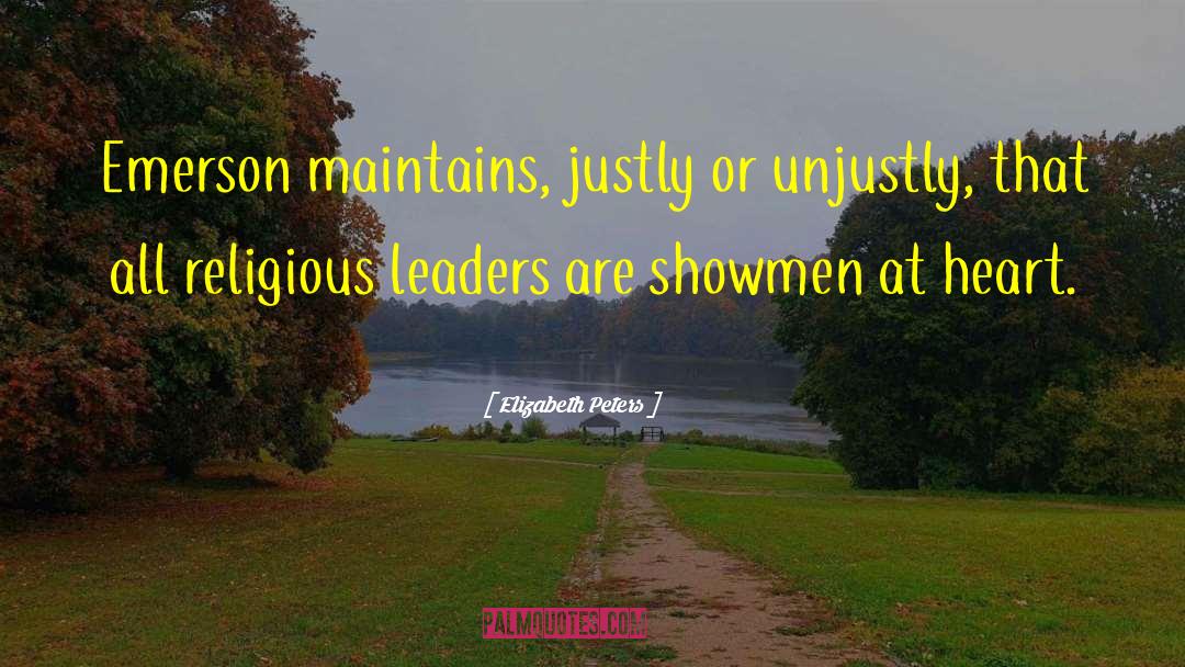 Decisive Leaders quotes by Elizabeth Peters