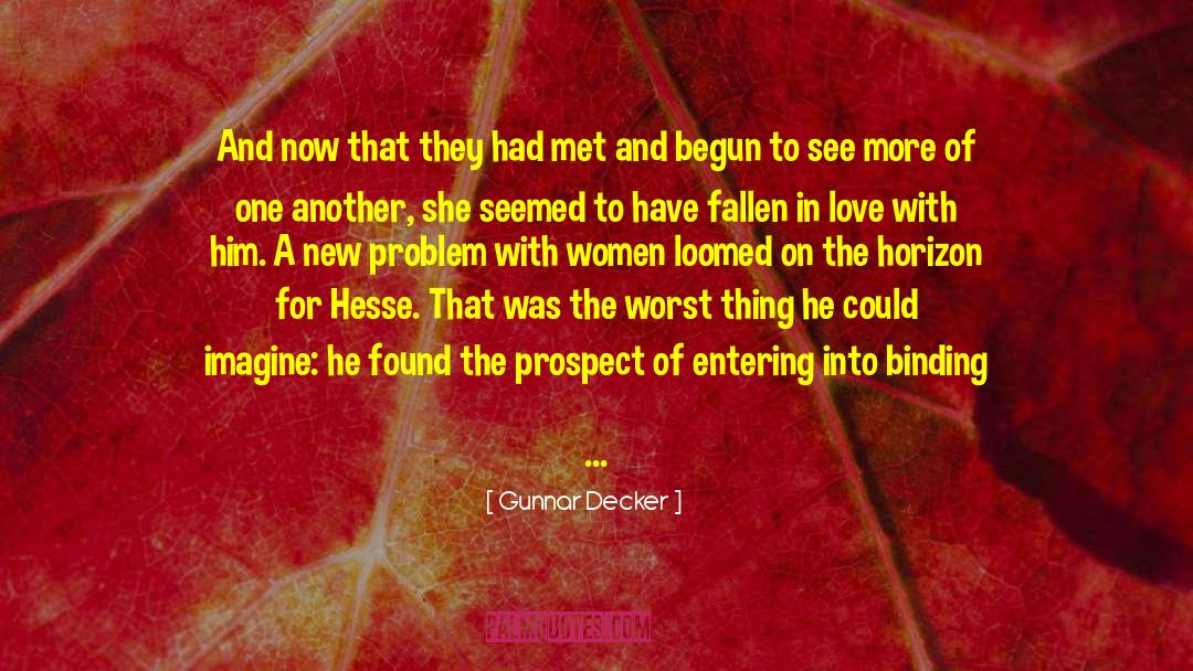 Decker quotes by Gunnar Decker