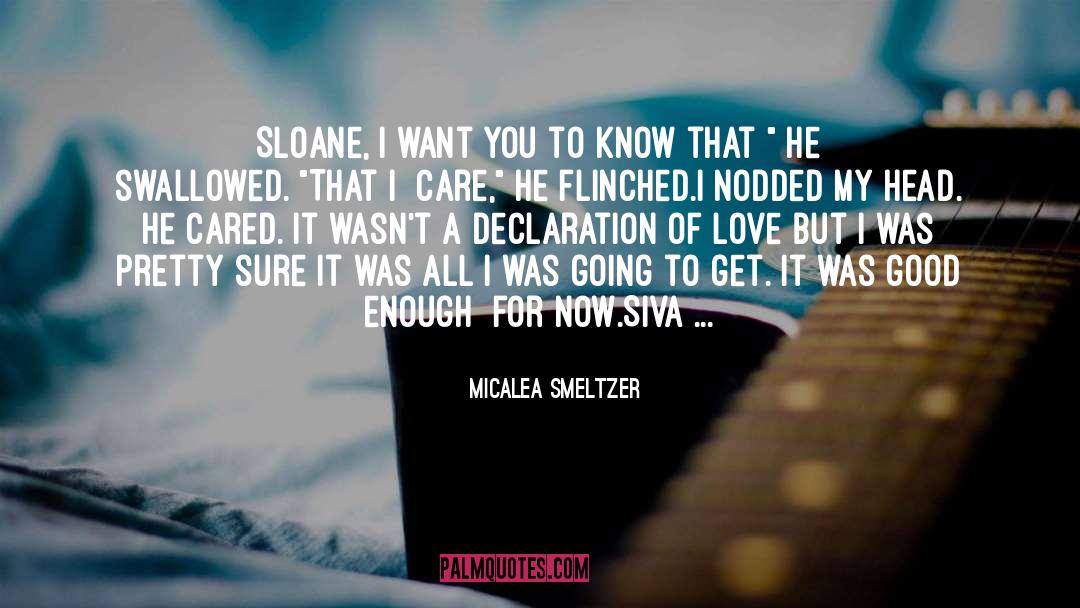 Declaration Of Love quotes by Micalea Smeltzer