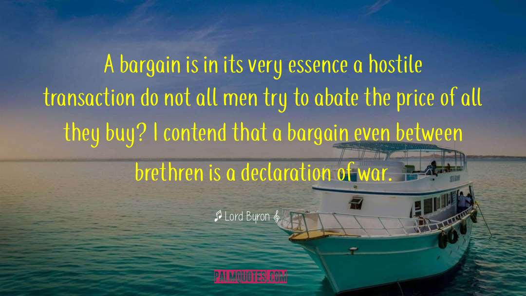 Declaration Of War quotes by Lord Byron