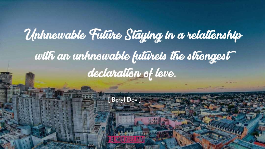 Declaration quotes by Beryl Dov