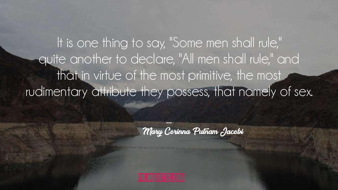 Declare quotes by Mary Corinna Putnam Jacobi
