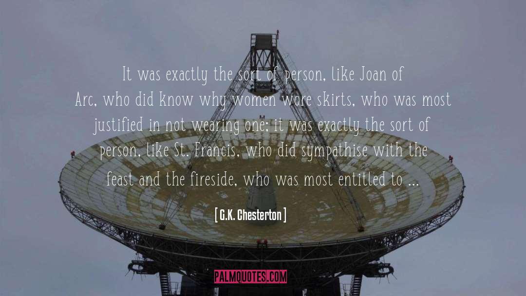 Declares quotes by G.K. Chesterton
