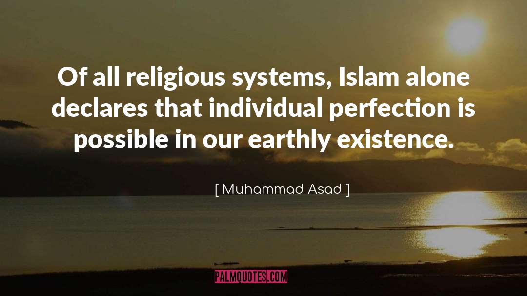 Declares quotes by Muhammad Asad