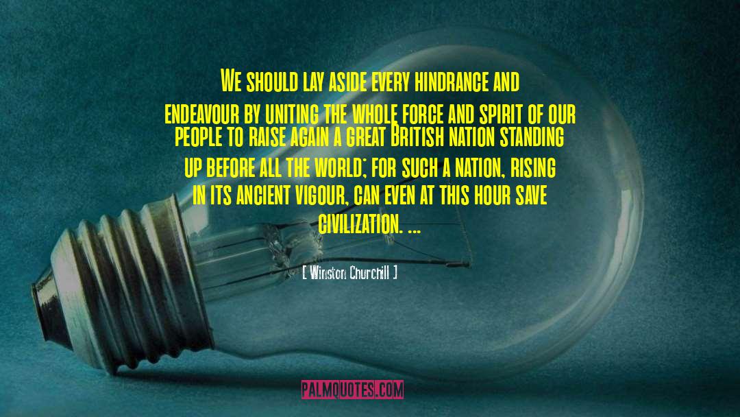 Decline Of Civilization quotes by Winston Churchill