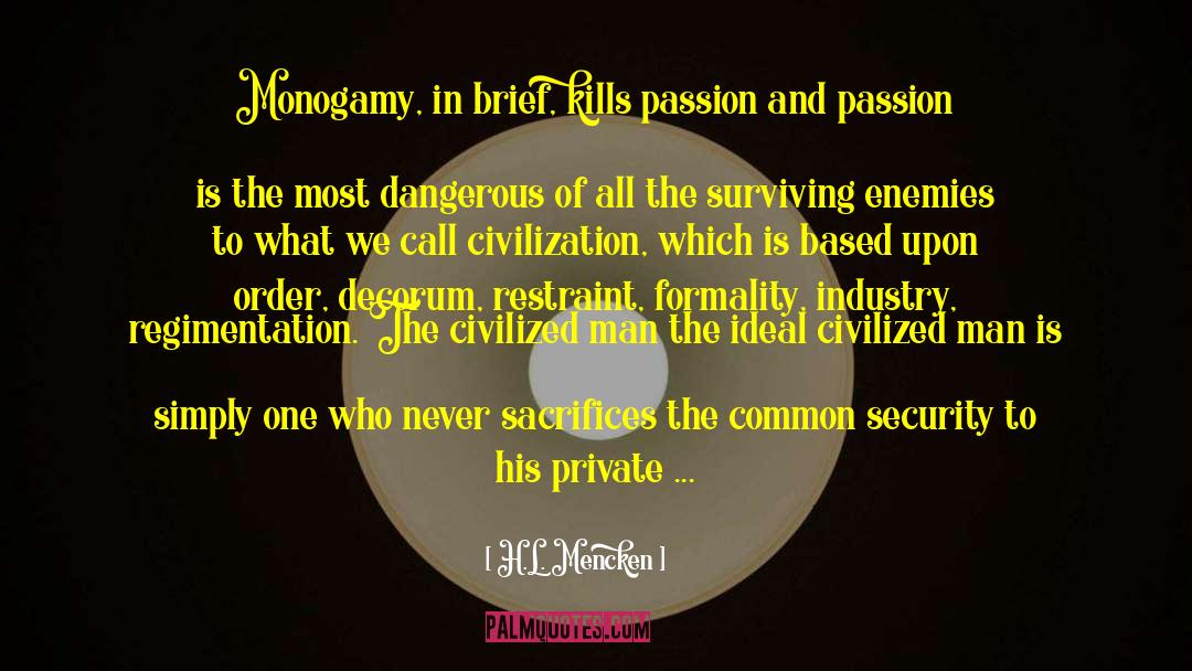 Decline Of Civilization quotes by H.L. Mencken
