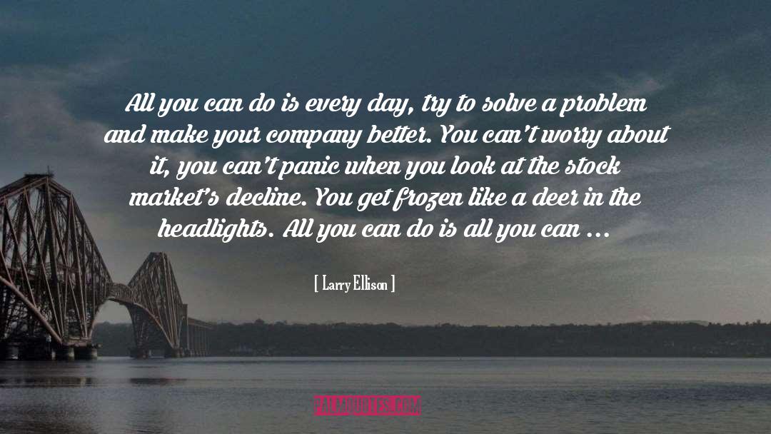 Decline quotes by Larry Ellison