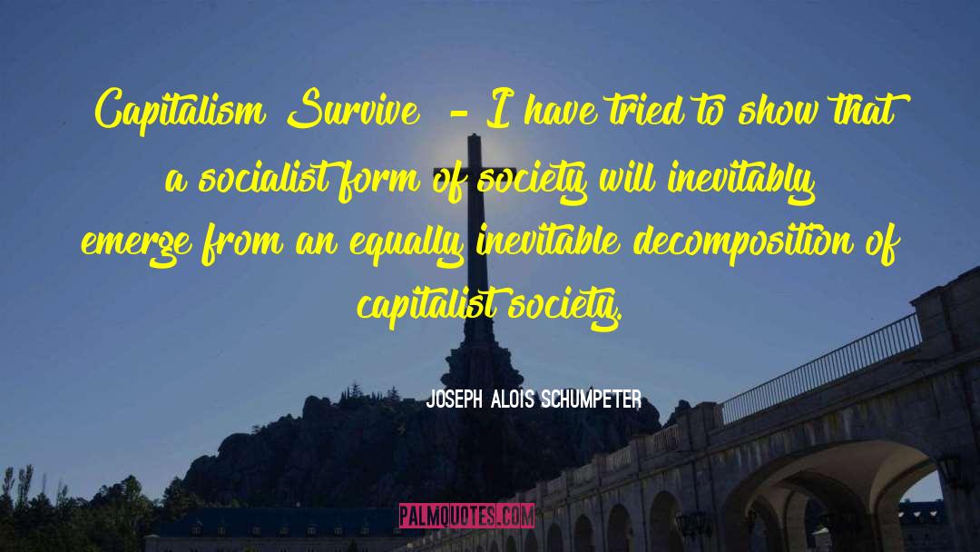 Decomposition quotes by Joseph Alois Schumpeter