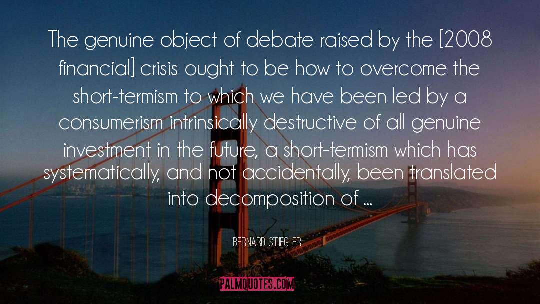 Decomposition quotes by Bernard Stiegler