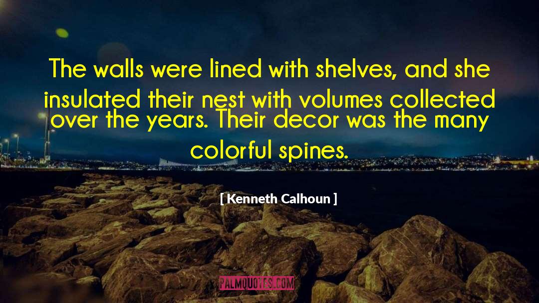 Decor quotes by Kenneth Calhoun