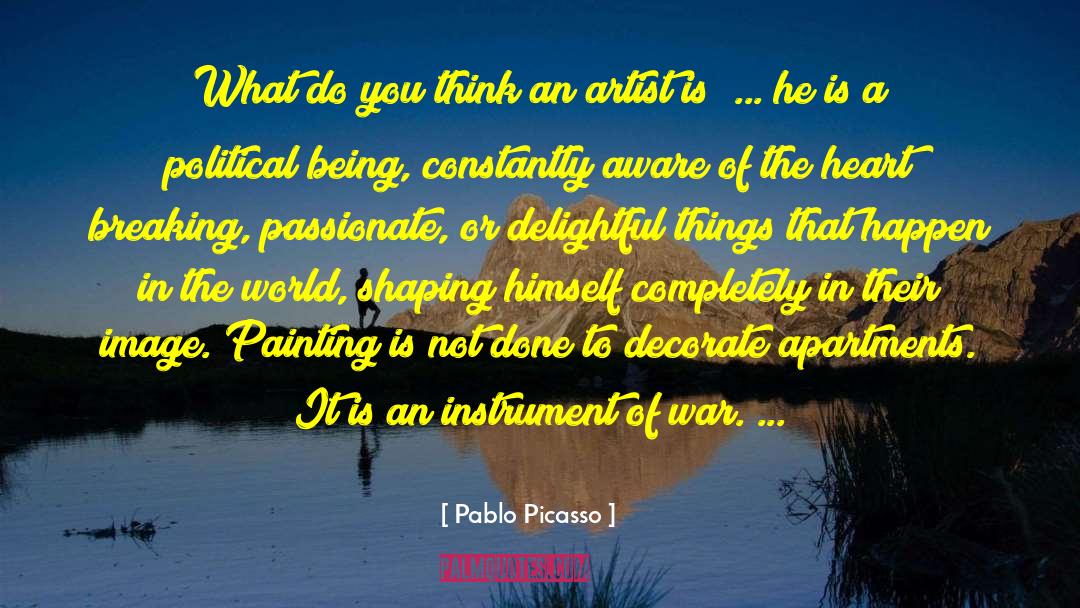 Decorate quotes by Pablo Picasso