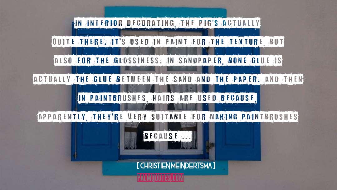 Decorating quotes by Christien Meindertsma