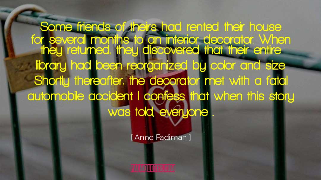 Decorator quotes by Anne Fadiman