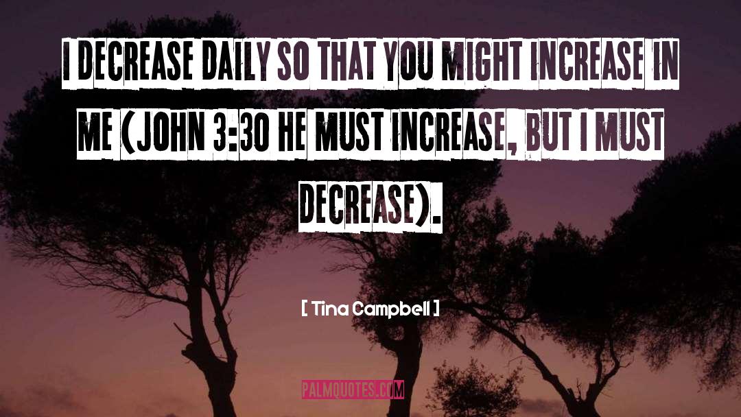 Decrease quotes by Tina Campbell
