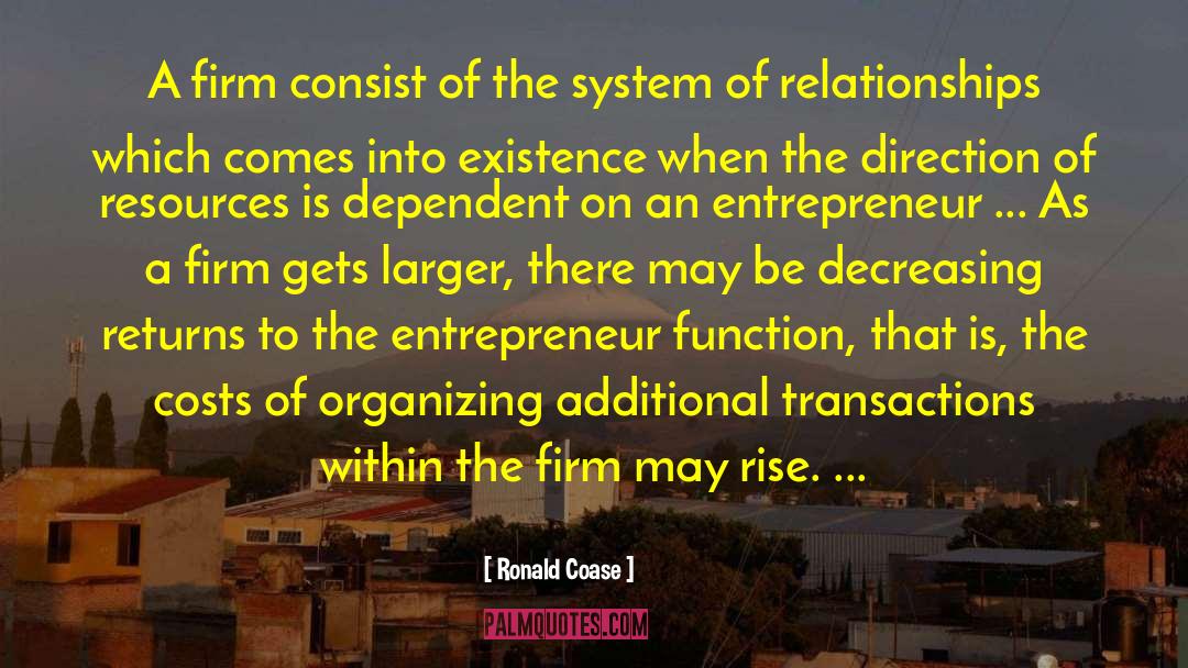 Decreasing Self quotes by Ronald Coase