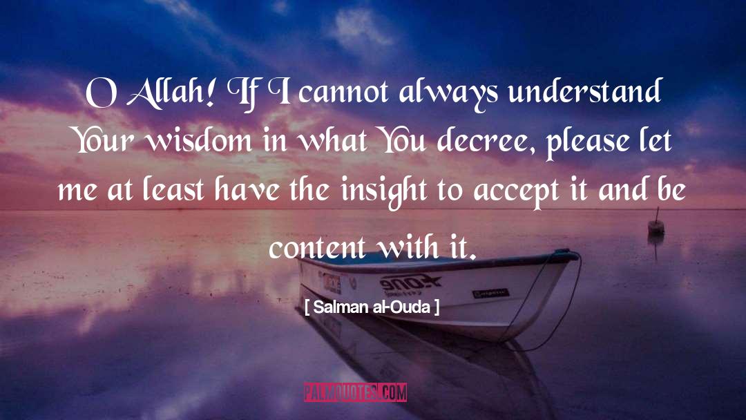 Decree quotes by Salman Al-Ouda