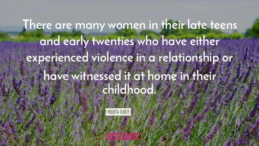 Decriminalizing Domestic Violence quotes by Miquita Oliver
