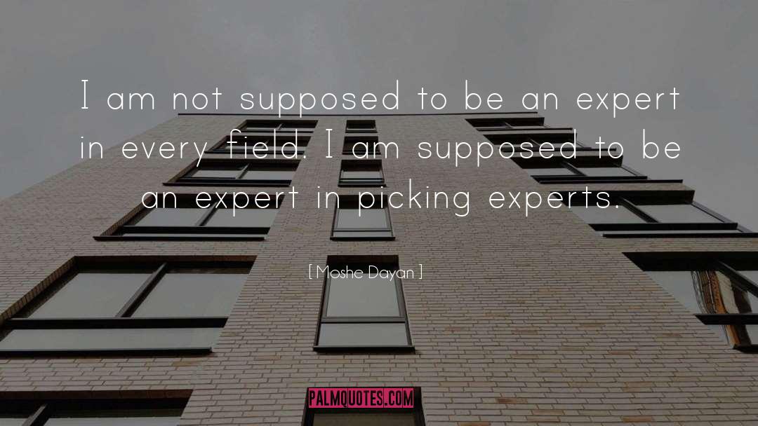 Dedecker Expert quotes by Moshe Dayan