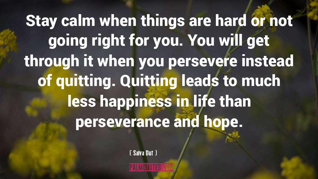 Dedication And Perseverance quotes by Salva Dut