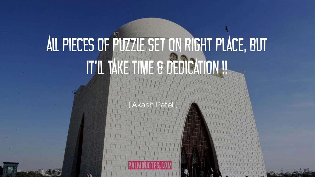 Dedication And Perseverance quotes by Akash Patel