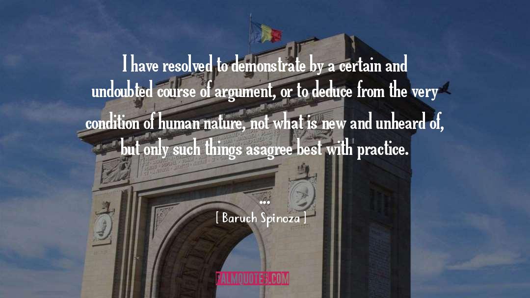 Deduce quotes by Baruch Spinoza