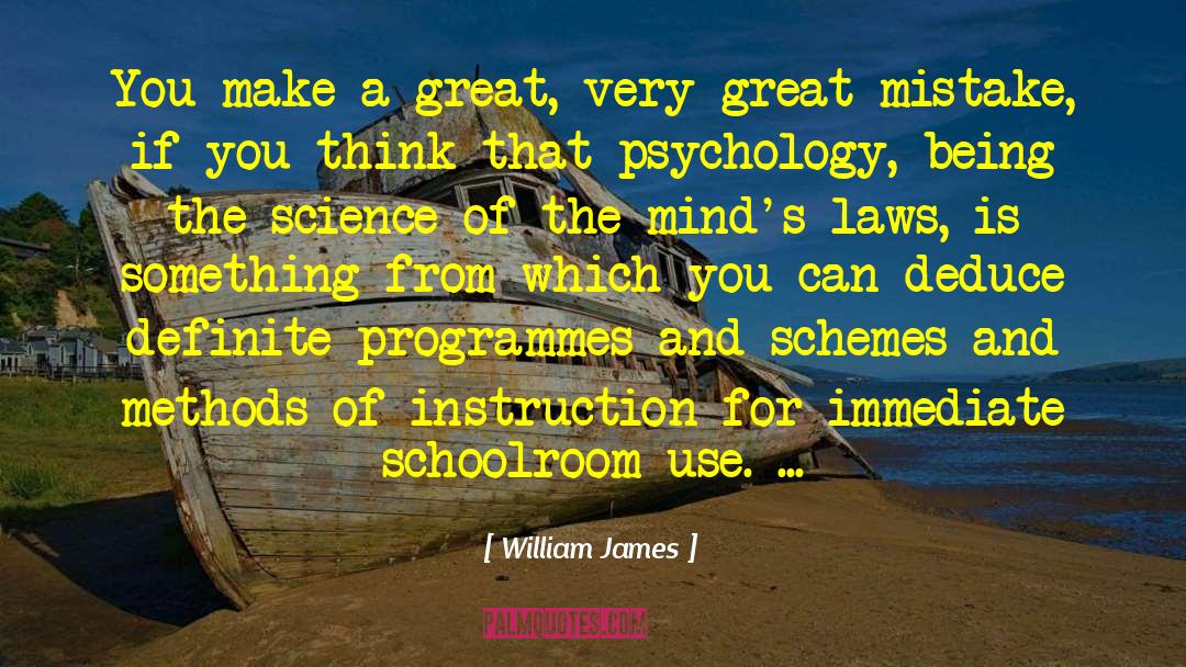 Deduce quotes by William James