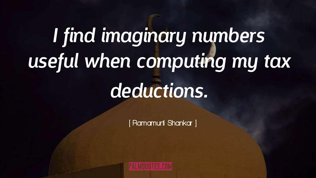 Deductions quotes by Ramamurti Shankar
