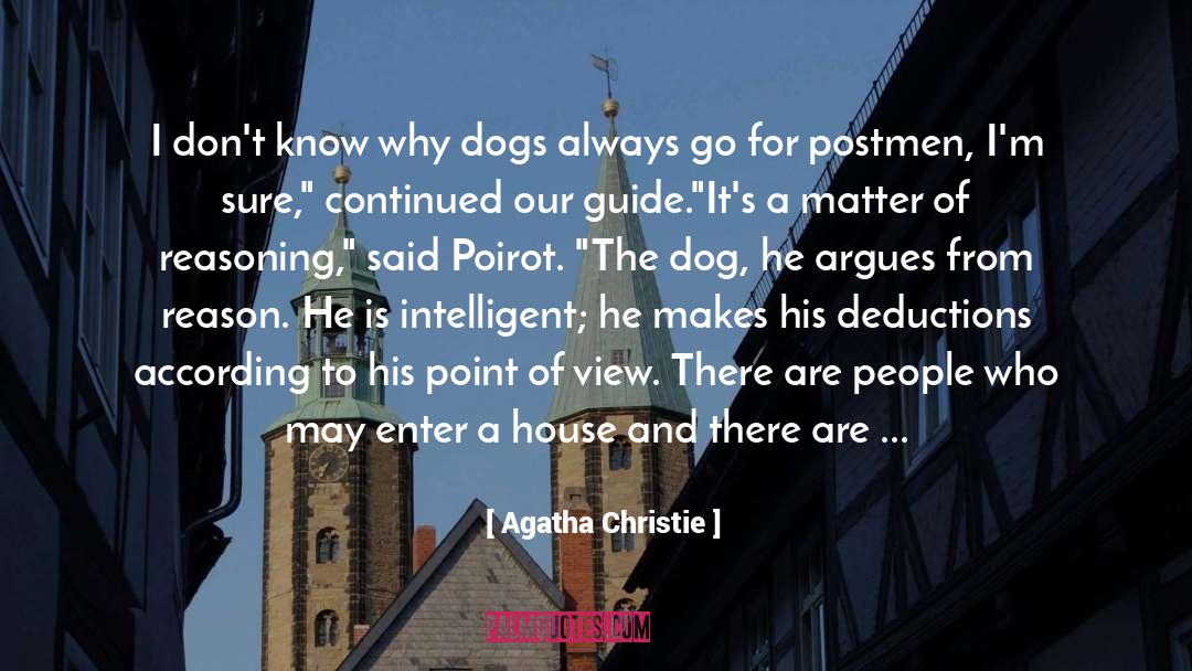 Deductions quotes by Agatha Christie