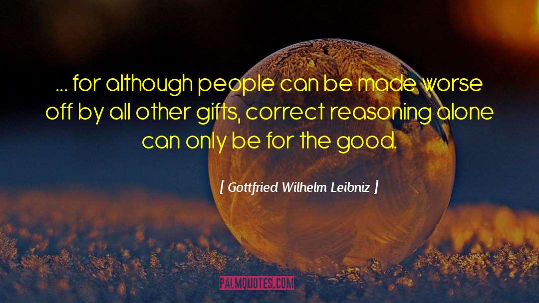 Deductive Logic quotes by Gottfried Wilhelm Leibniz