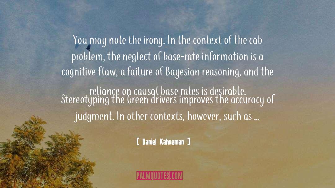 Deductive Reasoning quotes by Daniel Kahneman