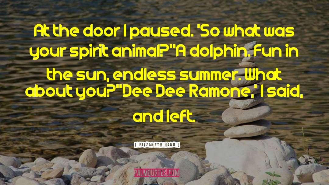 Dee Tenorio quotes by Elizabeth Hand