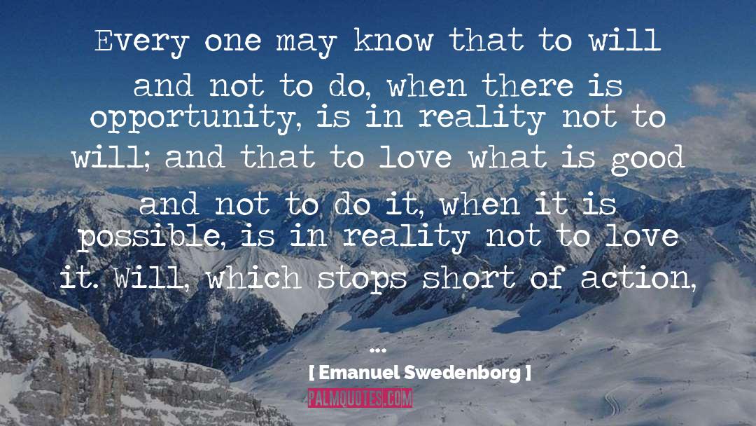 Deeds quotes by Emanuel Swedenborg