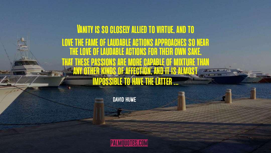 Deep Affection quotes by David Hume