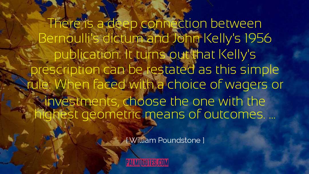 Deep Connection quotes by William Poundstone