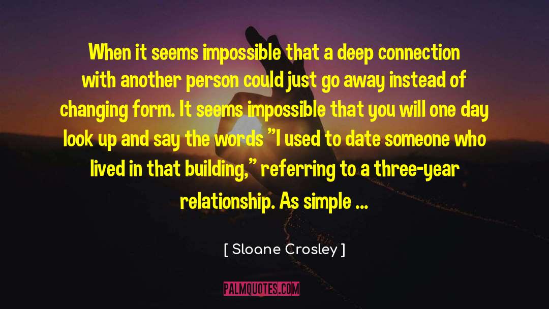 Deep Connection quotes by Sloane Crosley