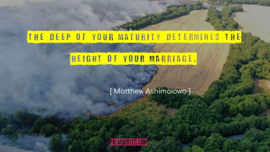 Deep Conversations quotes by Matthew Ashimolowo