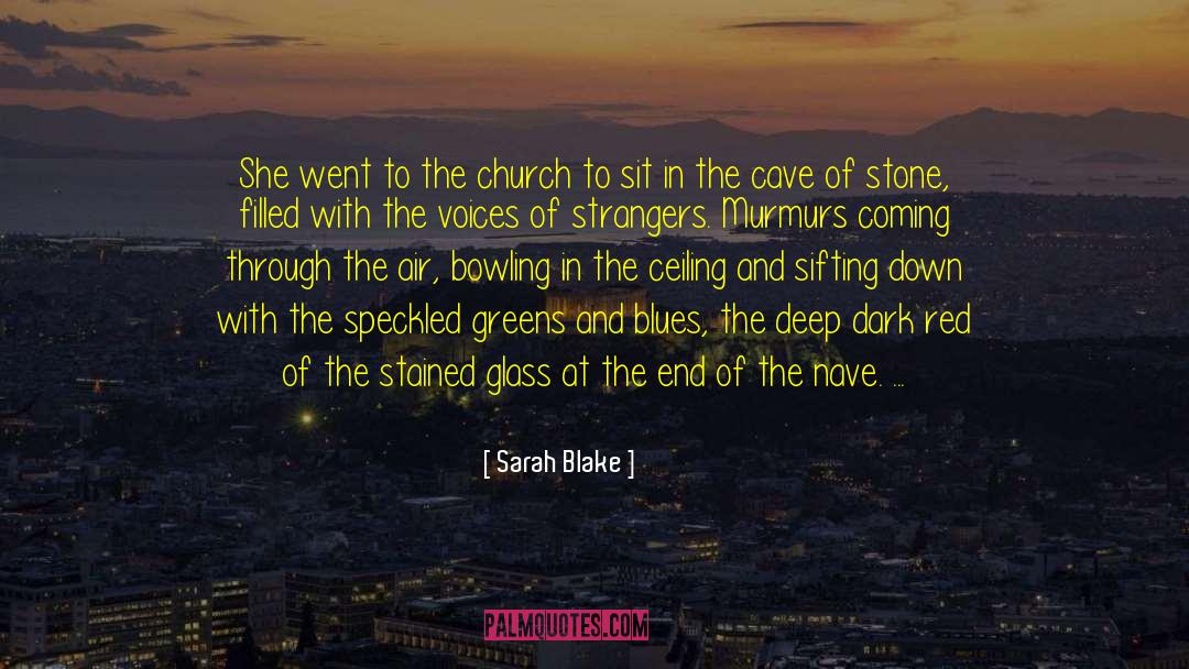 Deep Dark quotes by Sarah Blake