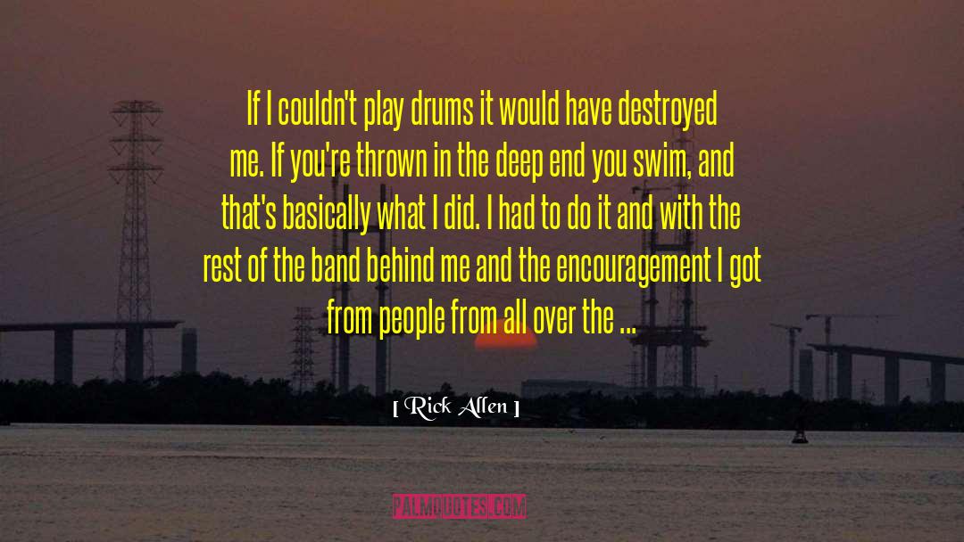 Deep End quotes by Rick Allen