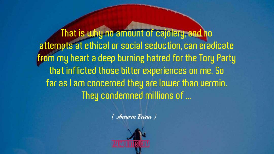 Deep Feeling quotes by Aneurin Bevan