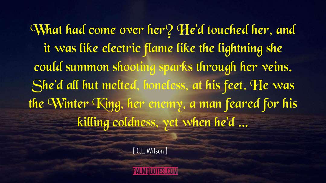 Deep Frozen Winter quotes by C.L. Wilson