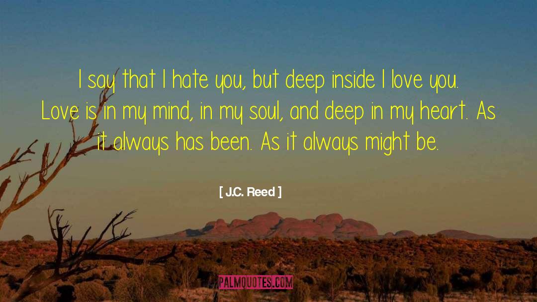 Deep Grief quotes by J.C. Reed
